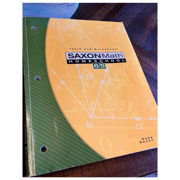 Saxon Math Homeschool 6/5 Text, Solutions Manual, and Tests and Worksheets Set - Picture 5 of 6